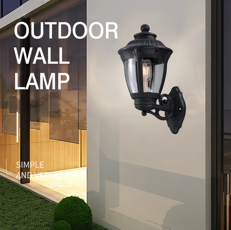 Luxury House Garden Yard Waterproof Outdoor Dust Proof External Wall Lamp
