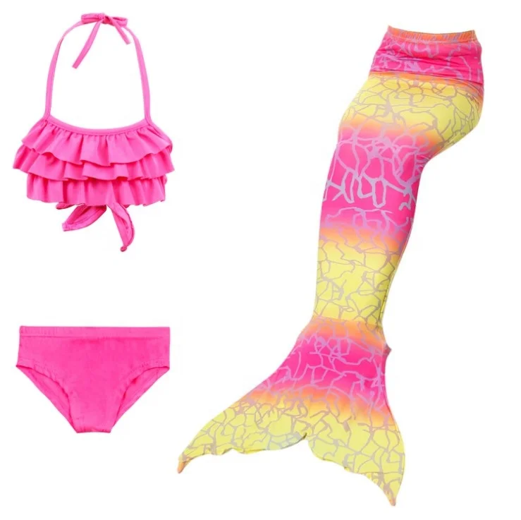 Hot Sell Mermaid Tail Swimwear Set Fancy Clothes Girls Swimsuit Beachwear Bikini Sets
Hot Sell Mermaid Tail Swimwear Set Fancy Clothes Girls Swimsuit Beachwear Bikini Sets