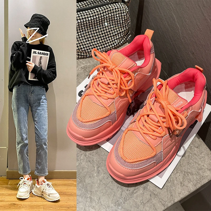 Jinbeile women shoes 2021 Women's Fashion Sneakers Breathable Running Casual Sports Shoes Basketball Style Shoes, Black,red,pink
Jinbeile women shoes 2021 Women's Fashion Sneakers Breathable Running Casual Sports Shoes Basketball Style Shoes, Black,red,pink