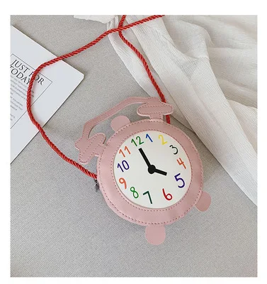 Girls Handbag Kids Messenger Shoulder Bag Cute Alarm Clock Pattern Crossbody Bag Fashion PU Leather Small Purse For Children, Yellow, black, red, light gray, pink
Girls Handbag Kids Messenger Shoulder Bag Cute Alarm Clock Pattern Crossbody Bag Fashion PU Leather Small Purse For Children, Yellow, black, red, light gray, pink