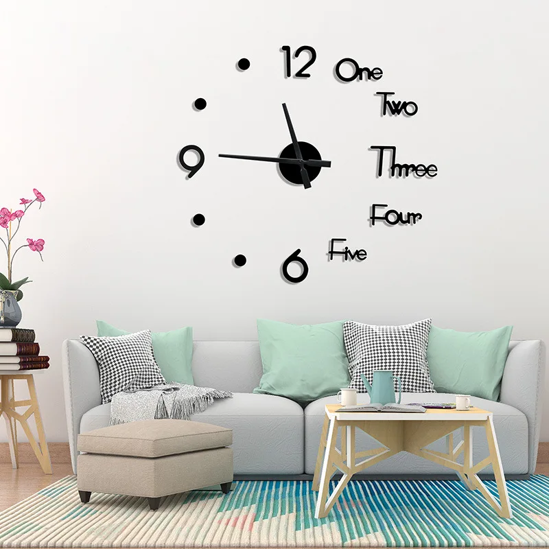 Acrylic Home Decoration Digital Modern Design Home Office Hotel Decor Wall Art DIY Large Acrylic 3D Wall Clock Stickers, Optional
Acrylic Home Decoration Digital Modern Design Home Office Hotel Decor Wall Art DIY Large Acrylic 3D Wall Clock Stickers, Optional
