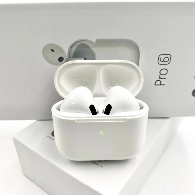 Pro 6 Tws Mini Call Earbuds Stereo Headphone Wireless Pro6 Headset Earphones with Charging Box, White
Pro 6 Tws Mini Call Earbuds Stereo Headphone Wireless Pro6 Headset Earphones with Charging Box, White