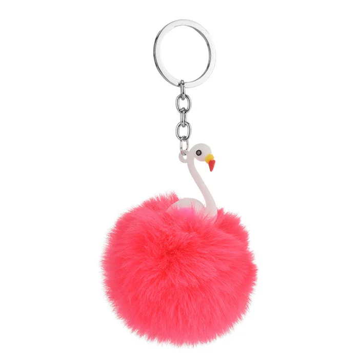 Flamingo fur ball key ring pendant ladies bag plush ball ornament cute car small ornament
Flamingo fur ball key ring pendant ladies bag plush ball ornament cute car small ornament
