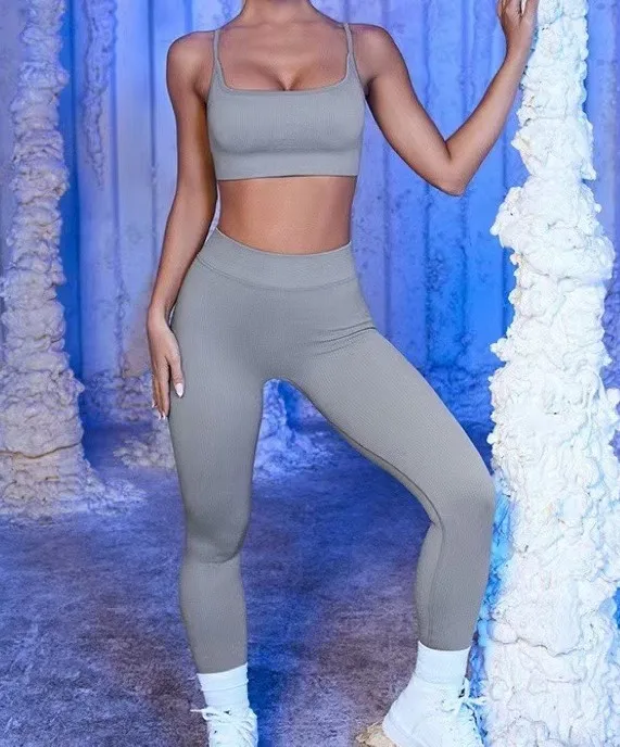 Best selling bra and leggings 2pcs set custom sports gym wear fitness clothing women yoga suit set
Best selling bra and leggings 2pcs set custom sports gym wear fitness clothing women yoga suit set