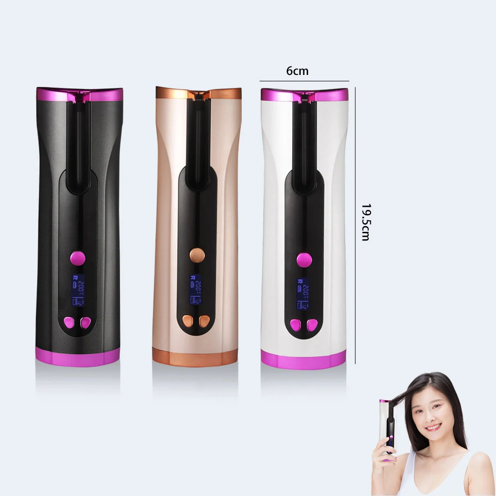 High Quality USB Rechargeable Wireless Automatic Hair Curler Portable Auto Rotating Hair Curler Cordless, 3 color option
High Quality USB Rechargeable Wireless Automatic Hair Curler Portable Auto Rotating Hair Curler Cordless, 3 color option