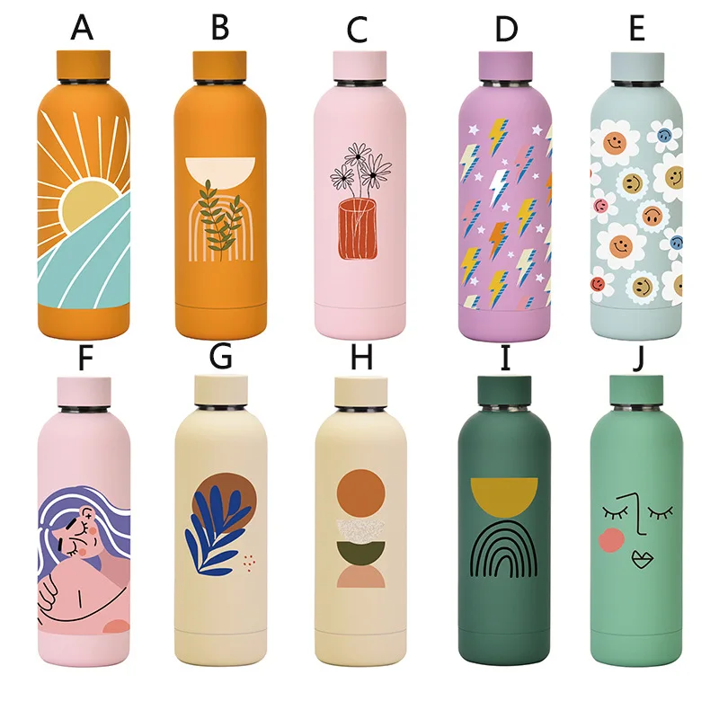 New Design Wholesale Stainless Steel Vacuum Flask Double Wall Stainless Thermos With Pattern printed
New Design Wholesale Stainless Steel Vacuum Flask Double Wall Stainless Thermos With Pattern printed