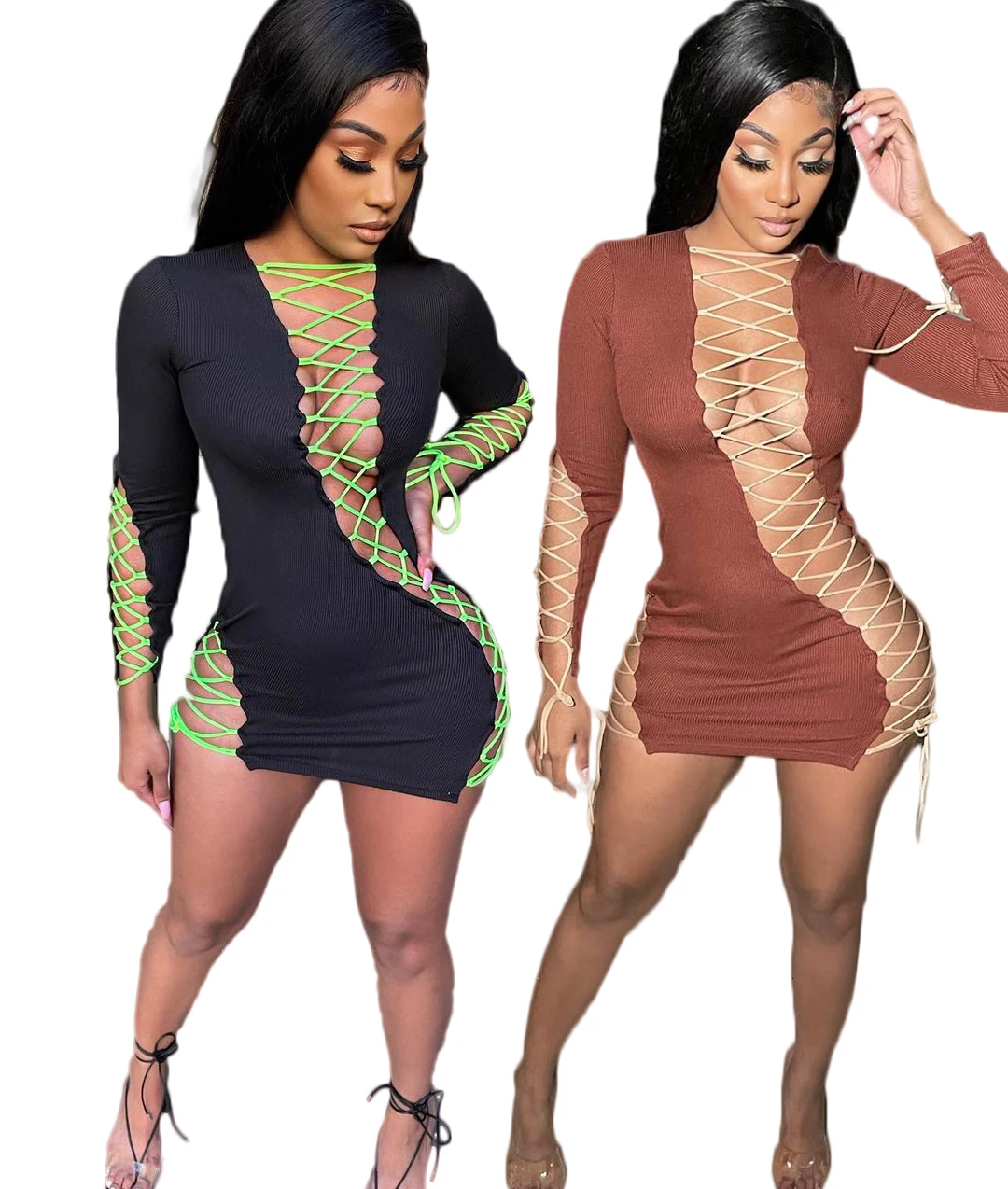CL-346 high quality lady hollow out club party casual long sleeve dresses draw string bodycon sexy casual dresses, Picture color
CL-346 high quality lady hollow out club party casual long sleeve dresses draw string bodycon sexy casual dresses, Picture color