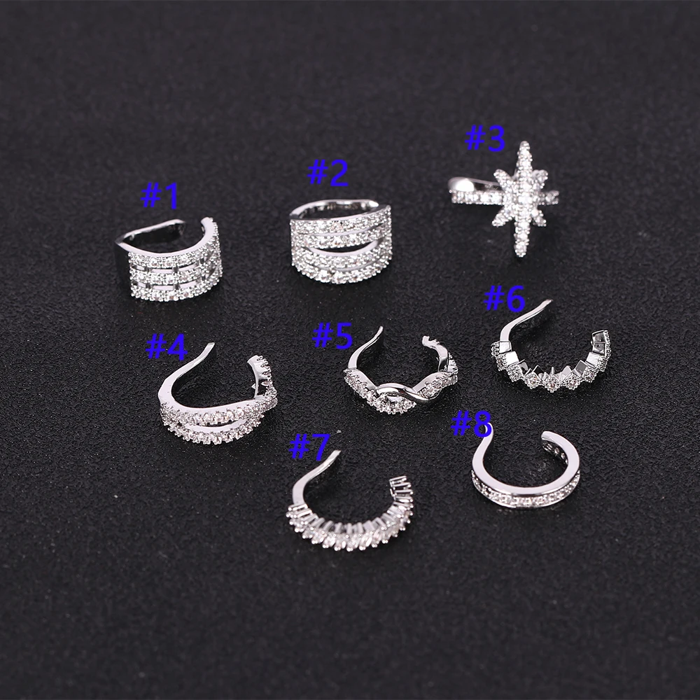 Wholesale Trendy Minimalist Gold Silver Plated Women Ear Bone Clip female Cuff Earrings no piercing Ear Clip
Wholesale Trendy Minimalist Gold Silver Plated Women Ear Bone Clip female Cuff Earrings no piercing Ear Clip