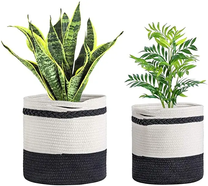 QJMAX Wholesale Cotton Laundry Basket For Baby Toys,Blanket,Plants,Flowers Or Sundries, Natural / white / dyed colors
QJMAX Wholesale Cotton Laundry Basket For Baby Toys,Blanket,Plants,Flowers Or Sundries, Natural / white / dyed colors