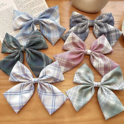 INS Korean Style Head Wrap Oversize Fabric Bow Hair Clips Plaid Cloth Bow Spring Clip for Girls
INS Korean Style Head Wrap Oversize Fabric Bow Hair Clips Plaid Cloth Bow Spring Clip for Girls