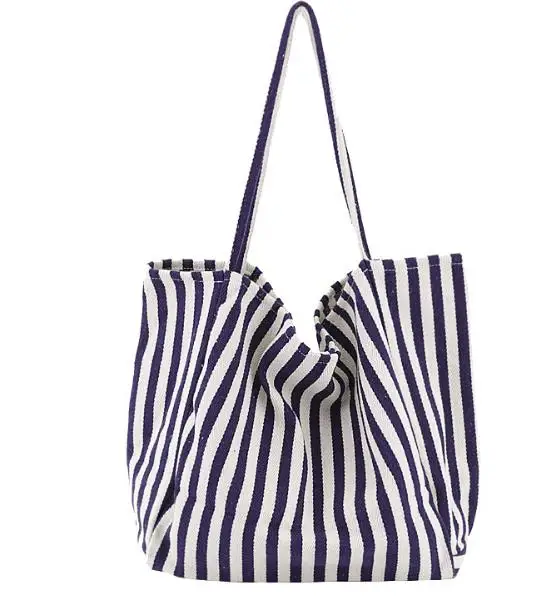 wholesale korean stripe shopping bag cotton canvas eco-friendly natural women tote bag recyclable from anhui bags, 4colors
wholesale korean stripe shopping bag cotton canvas eco-friendly natural women tote bag recyclable from anhui bags, 4colors