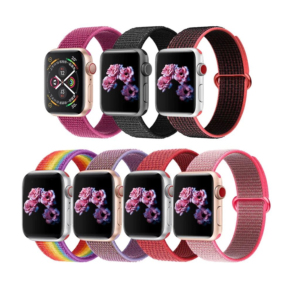 Nylon Material Fashion Sport Strap For Apple Watch, 38/40/42/44mm Watch Band For Iwatch Series 6/5/4/3/2/1, Customized
Nylon Material Fashion Sport Strap For Apple Watch, 38/40/42/44mm Watch Band For Iwatch Series 6/5/4/3/2/1, Customized