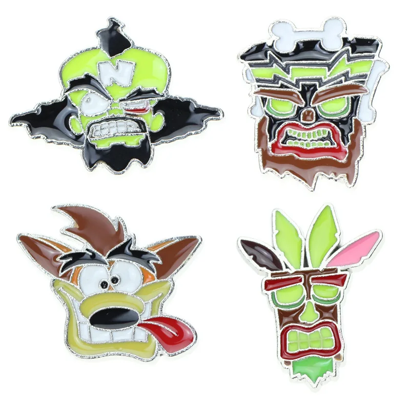 High Quality Jewelry Supply Men's and Women's Universal Brooches Crash Bandicoot Cartoon Game Brooch, As picture
High Quality Jewelry Supply Men's and Women's Universal Brooches Crash Bandicoot Cartoon Game Brooch, As picture