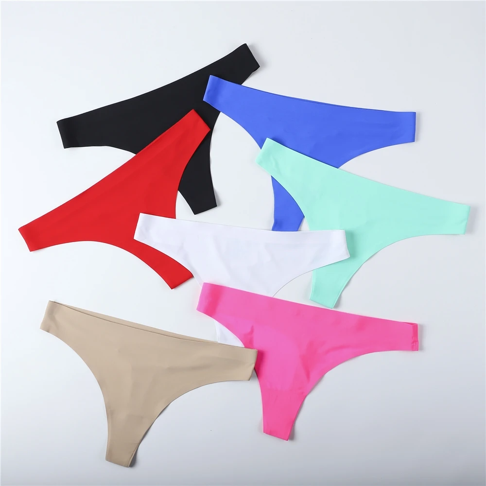 200MOQ Custom logo G-string Panty beautiful Ice Silk Seamless Underwear Custom Printed Women Seamless Thong Ropa interior, As picture show
200MOQ Custom logo G-string Panty beautiful Ice Silk Seamless Underwear Custom Printed Women Seamless Thong Ropa interior, As picture show