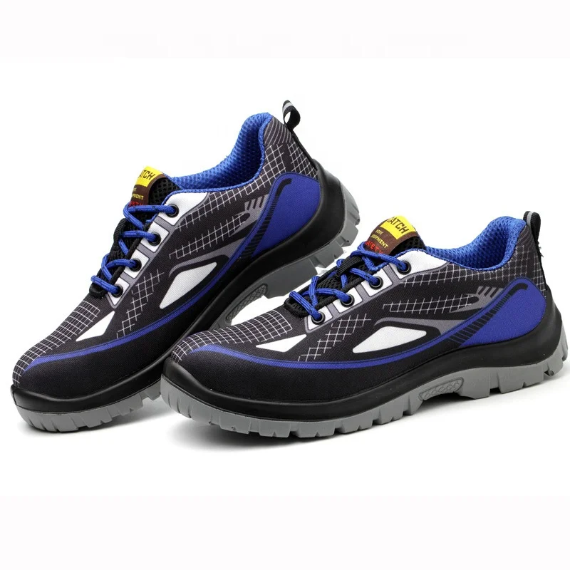 Steel toe anti-smashing rubber sole light weight breathable protective men safety shoes for industrial, Black 
Steel toe anti-smashing rubber sole light weight breathable protective men safety shoes for industrial, Black