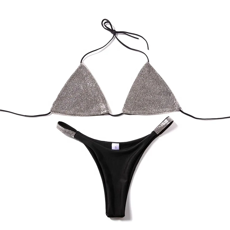 2021 Girls Sexy Bikini Women Summer Handmade Shinning Diamond 2 Pieces Bikini Sets Rhinestone Bra Swimwear
2021 Girls Sexy Bikini Women Summer Handmade Shinning Diamond 2 Pieces Bikini Sets Rhinestone Bra Swimwear
