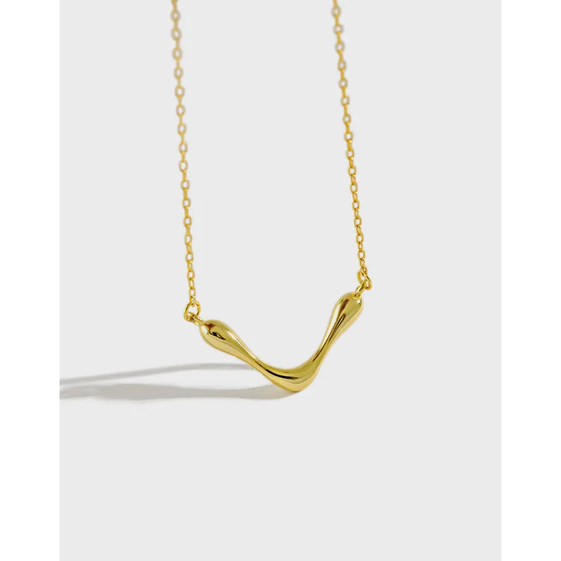 New Arrival S925 Sterling Silver Necklace Simple Link Chain V shape Initial Necklace Women Jewelry
New Arrival S925 Sterling Silver Necklace Simple Link Chain V shape Initial Necklace Women Jewelry