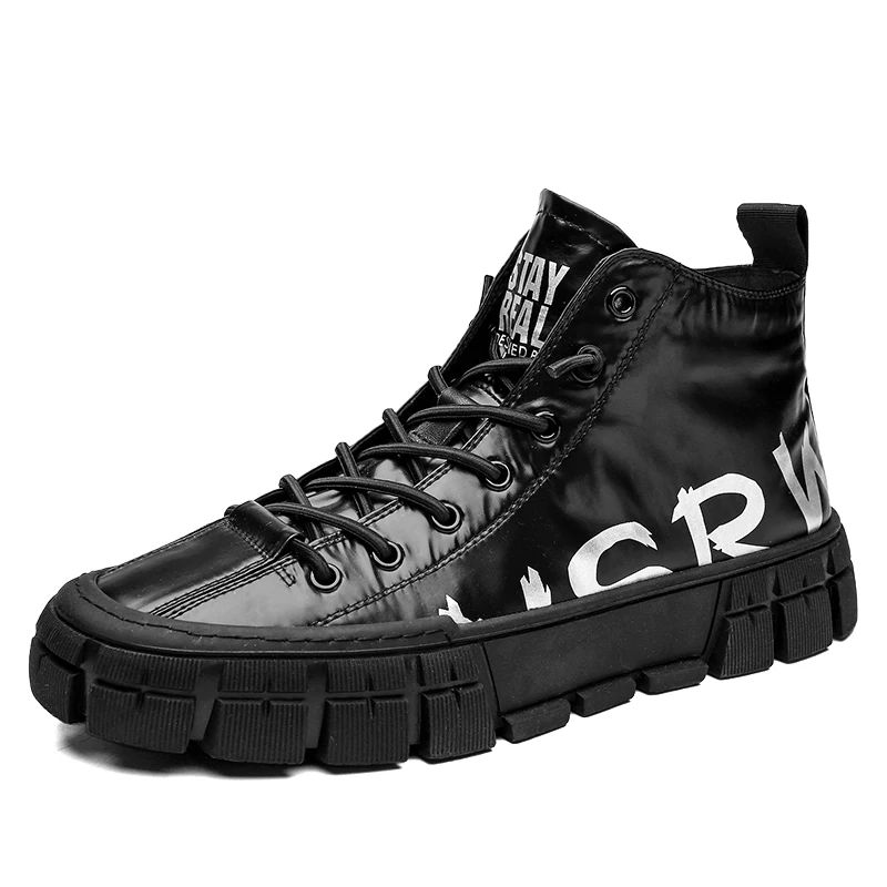 Trendy brand high-top shoes Men's new boots All-match black high-top shoes Winter trendy shoes, 2 colors
Trendy brand high-top shoes Men's new boots All-match black high-top shoes Winter trendy shoes, 2 colors