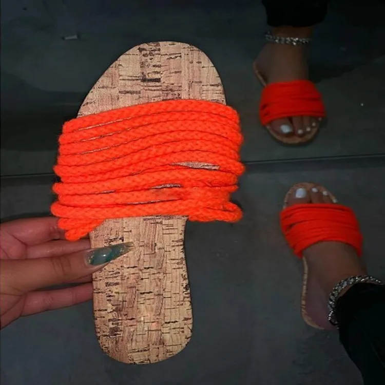 2020 New Large Women's Shoes Hemp Rope Upper Slippers Low Heel Fashionable Lady Sandals
2020 New Large Women's Shoes Hemp Rope Upper Slippers Low Heel Fashionable Lady Sandals