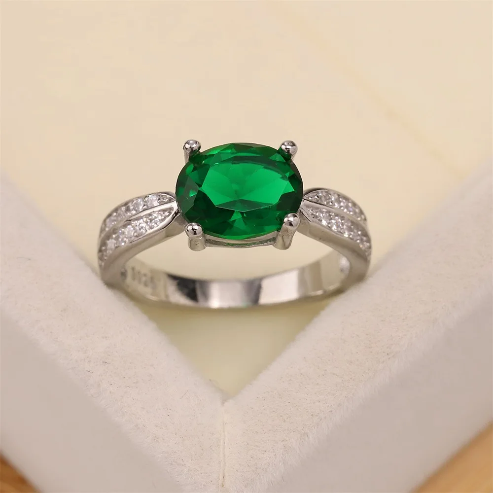 yalibao jewelry engagement ring customized s925 sterling silver wholesale classic oval vivid green natural zircon ring for women
yalibao jewelry engagement ring customized s925 sterling silver wholesale classic oval vivid green natural zircon ring for women