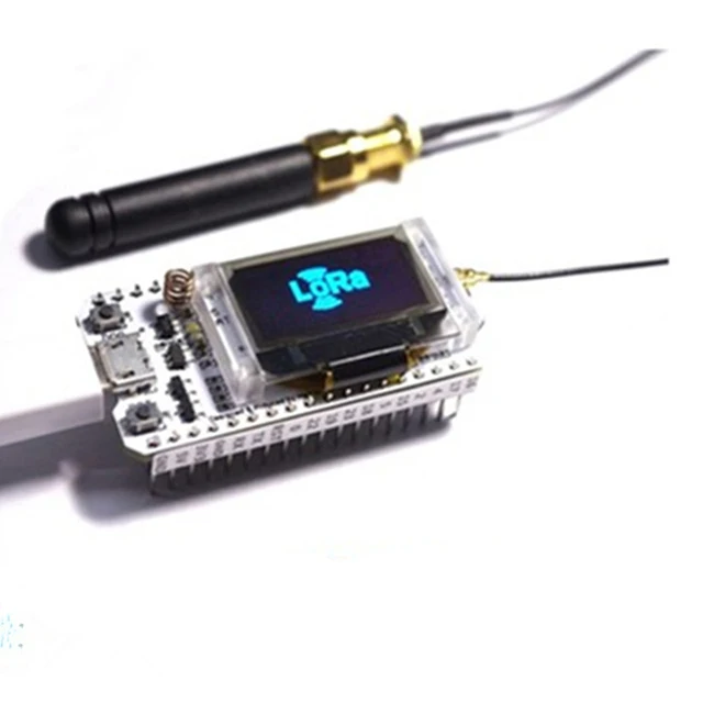 A5-- 868MHz/915MHz LoRa ESP32 OLED Wifi SX1276 Module IOT Development Board with Antenna for arduino Electronic Diy Kit PCB - ANKUX.COM