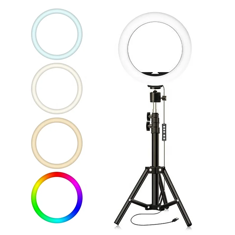 RGB Colorful Photography Photo Light 8 Inch Led Makeup Live Stream Selfie Photo Light
RGB Colorful Photography Photo Light 8 Inch Led Makeup Live Stream Selfie Photo Light