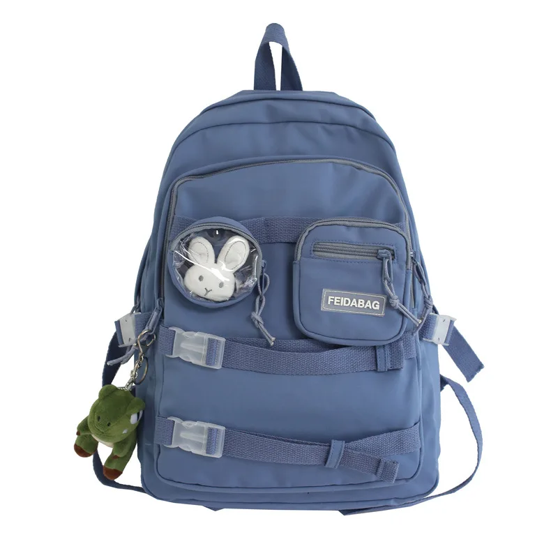 Functional Women Style High School Student Schoolbag Leisure Dinosaur Pendant Design Famous Brand Outdoor Bag Backpack
Functional Women Style High School Student Schoolbag Leisure Dinosaur Pendant Design Famous Brand Outdoor Bag Backpack