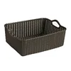 Square cane makes up receive basket to receive frame plastic desktop to organizer basket