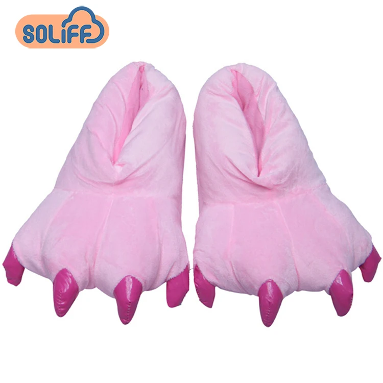 wholesale cheap soft fur paw slippers 
wholesale cheap soft fur paw slippers