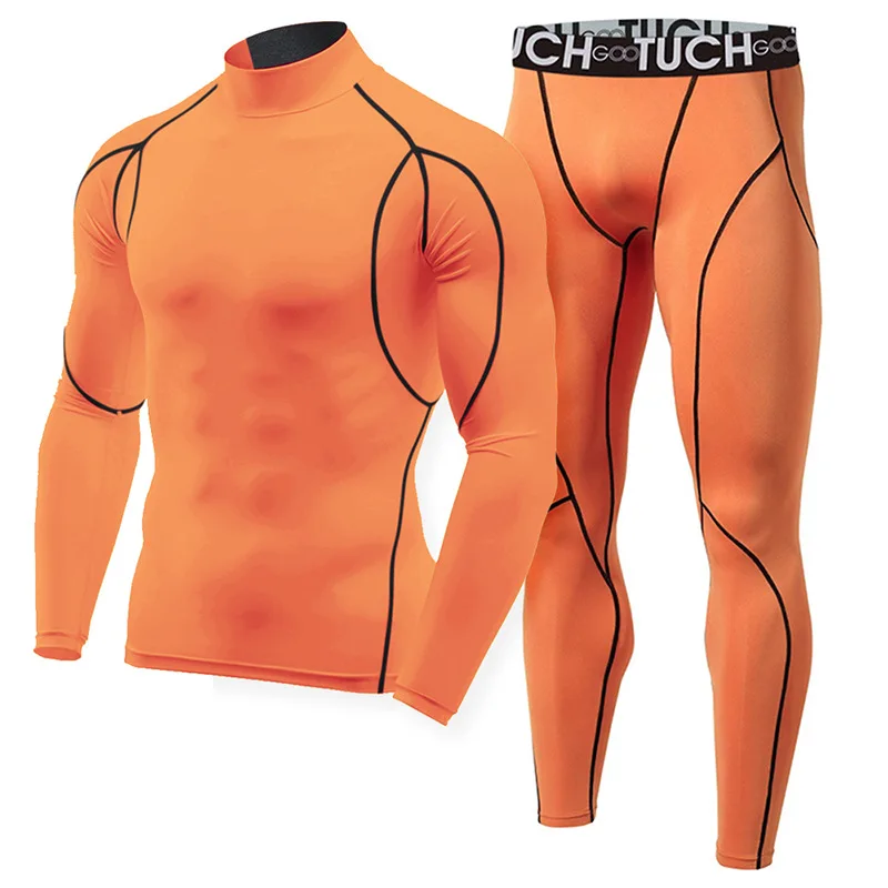 Men's warm underwear set sports elastic cotton warm and cold proof autumn clothes and trousers, As the picture shows
Men's warm underwear set sports elastic cotton warm and cold proof autumn clothes and trousers, As the picture shows