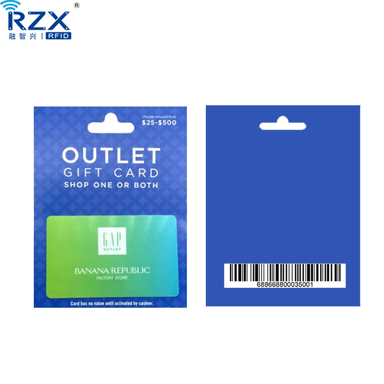 hot sell cr80 standard pvc gift card sleeve 350g paper card