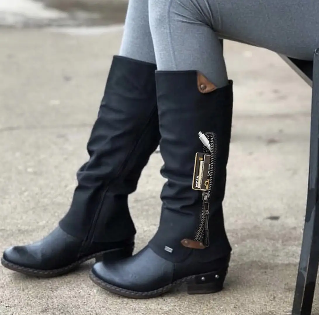 China Professional Manufacture Black Red Gray Brown Trend Fashion Thigh High Women's Boots
China Professional Manufacture Black Red Gray Brown Trend Fashion Thigh High Women's Boots