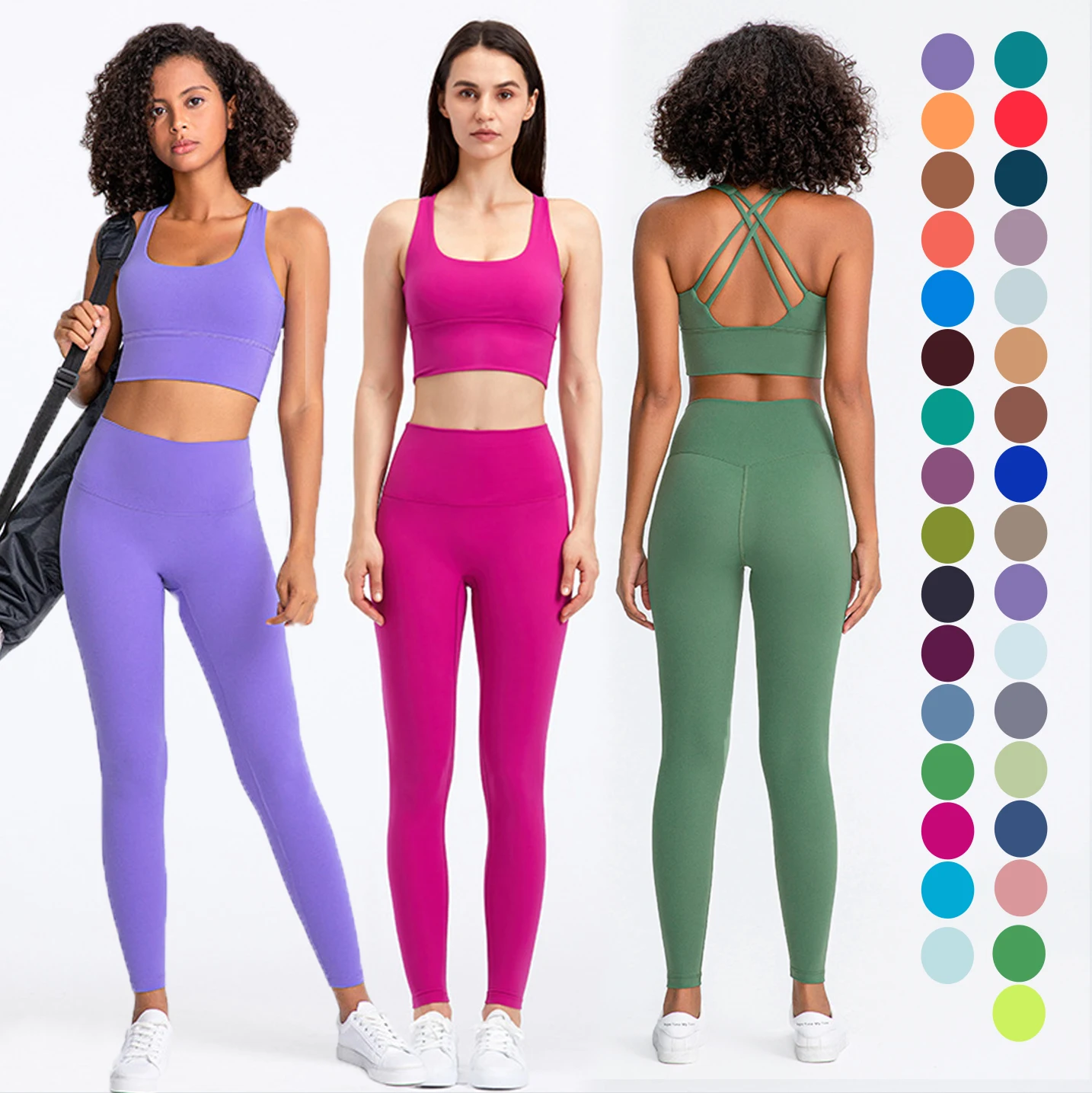 Shockproof Women sport bra top Solid Color Breathable womens leggings fitness exercise Yoga Set
Shockproof Women sport bra top Solid Color Breathable womens leggings fitness exercise Yoga Set