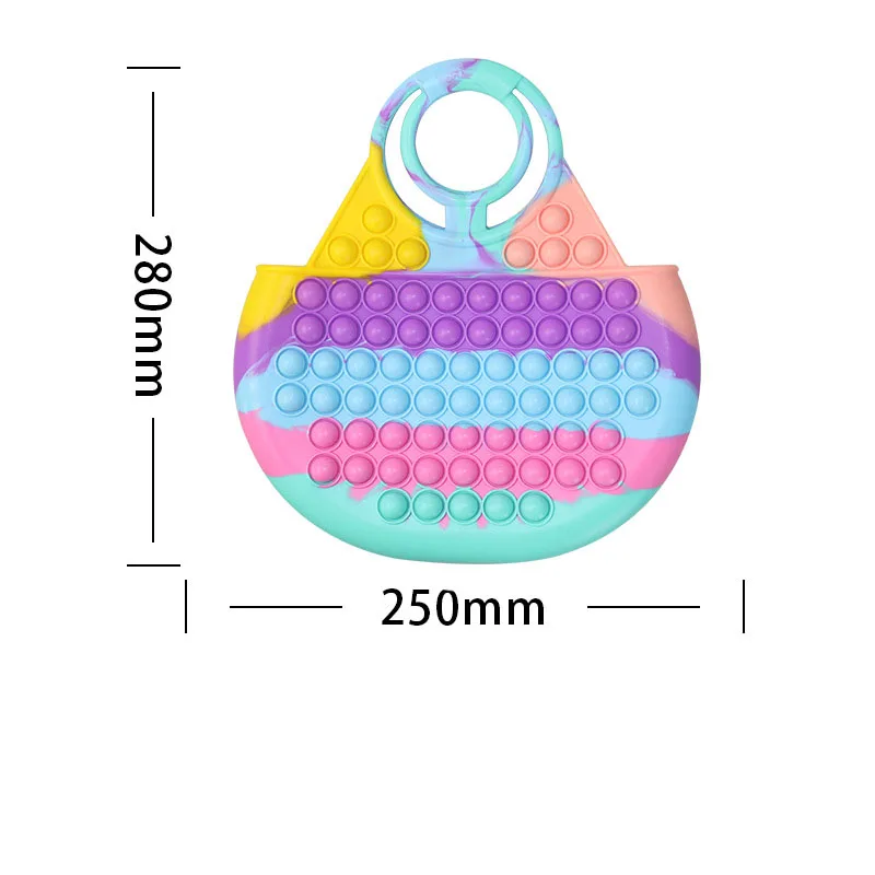 Amazon Popular School New Silicone Puzzle Push Bubble Fidget Handbag for Student, Colorful
Amazon Popular School New Silicone Puzzle Push Bubble Fidget Handbag for Student, Colorful