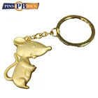 Promotional Cute Animal Metal Key Chain, Custom Metal Keychain With Various Technical Logo Keyring