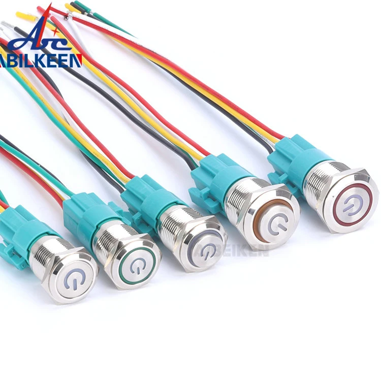 19MM Dpdt Elevator Waterproof 12v Halo Switch Push Button Industrial Mini Stainless Steel Metal Momentary Push Button Switch
19MM Dpdt Elevator Waterproof 12v Halo Switch Push Button Industrial Mini Stainless Steel Metal Momentary Push Button Switch