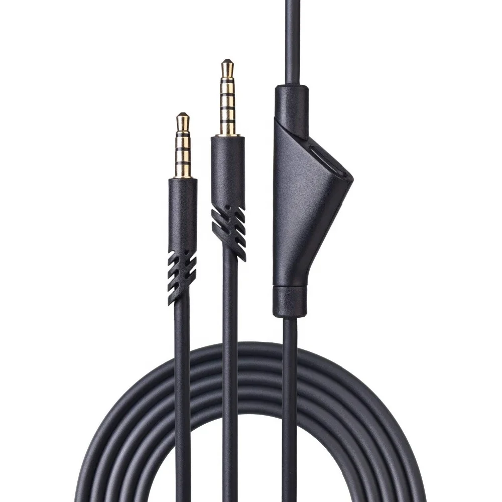 Replaced Audio Earphone Cable with Button Mute Function for Astro A10 A40 G233 Gaming Headset Accessories, Black
Replaced Audio Earphone Cable with Button Mute Function for Astro A10 A40 G233 Gaming Headset Accessories, Black
