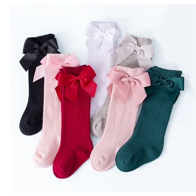 Spanish style baby girl children's stockings 0-7 years old cotton newborn toddler bow socks school knee socks, 7 colors
Spanish style baby girl children's stockings 0-7 years old cotton newborn toddler bow socks school knee socks, 7 colors
