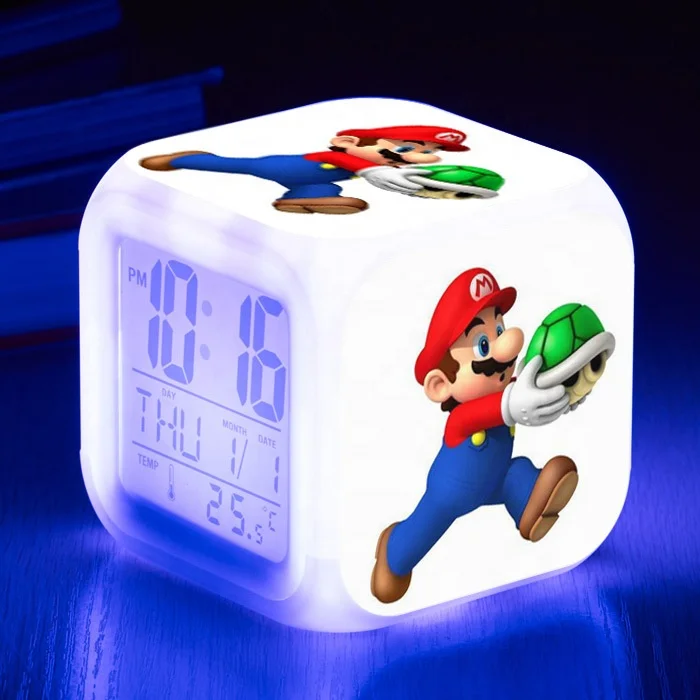 New design custom logo LED 7 Color Change Digital desk table alarm clock Temperature Night Luminous smart snooze alarm clock
New design custom logo LED 7 Color Change Digital desk table alarm clock Temperature Night Luminous smart snooze alarm clock