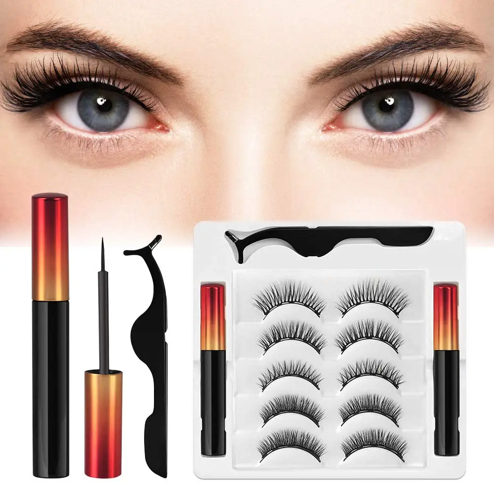 Wholesale Faux Mink 10 Magnet Eyelash Set Packaging Box Silk Lashes Magnetic Eyelashes With Eyeliner, Natural black
Wholesale Faux Mink 10 Magnet Eyelash Set Packaging Box Silk Lashes Magnetic Eyelashes With Eyeliner, Natural black