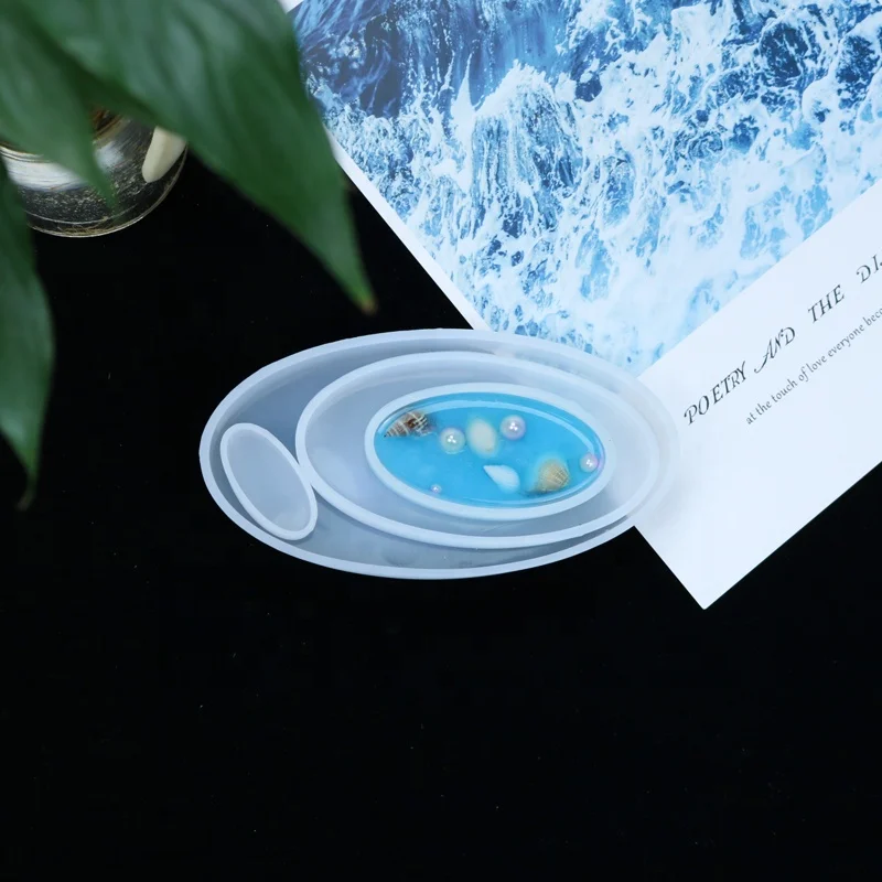 Food Grade crystal drop Resin Mold oval ellipse shape decoration pendant silicone mold Resin Casting Mold
Food Grade crystal drop Resin Mold oval ellipse shape decoration pendant silicone mold Resin Casting Mold