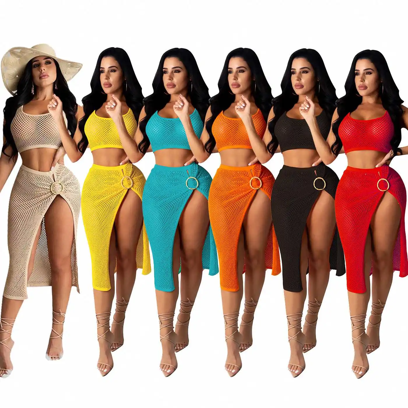 FREE SAMPLE JHTH 2021 new leisure net hollow beach skirt two-piece set women, Yellow/red/black/khaki/blue/orange
FREE SAMPLE JHTH 2021 new leisure net hollow beach skirt two-piece set women, Yellow/red/black/khaki/blue/orange