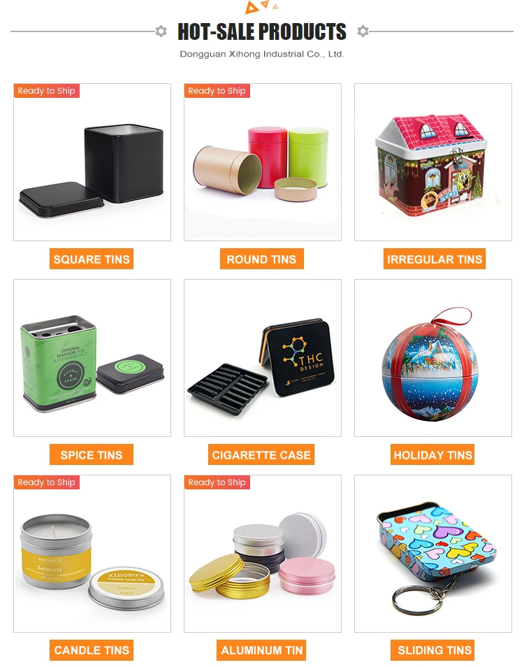 xihong hotsale tin box