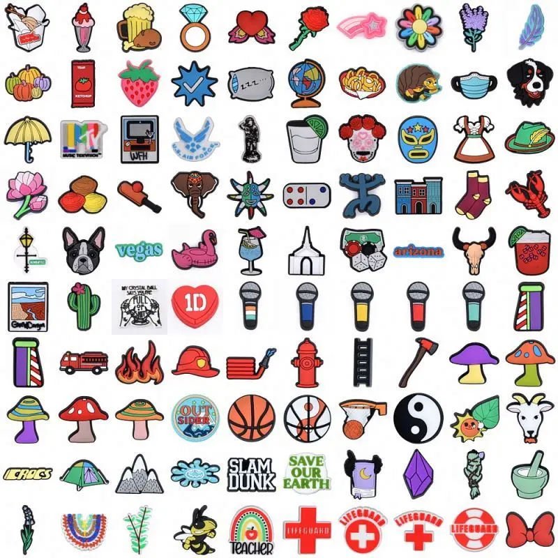 Pvc Croc Soft Rubber Accessories Decorations Pvc Shoe Charms For Kids gift Customized Logo Charms, Jewelry
Pvc Croc Soft Rubber Accessories Decorations Pvc Shoe Charms For Kids gift Customized Logo Charms, Jewelry
