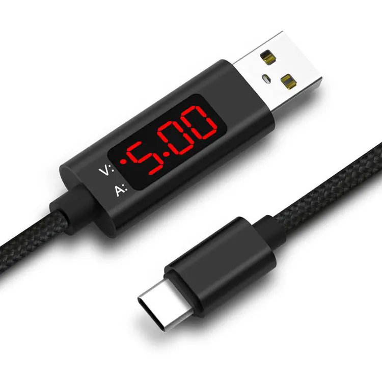 Fashionable design and hot sell LCD display voltage current usb cable for phone charge and data transfer, Black red
Fashionable design and hot sell LCD display voltage current usb cable for phone charge and data transfer, Black red