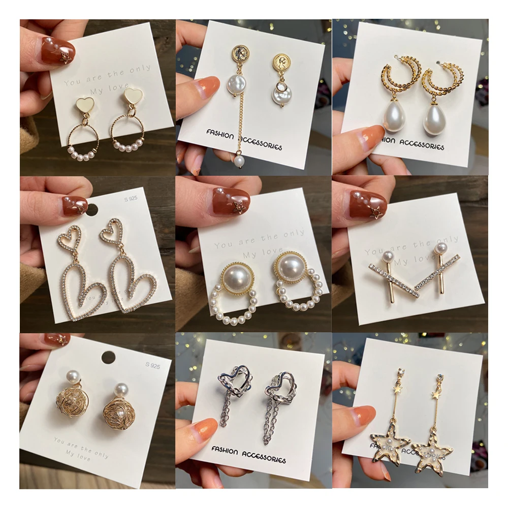 Vintage Pearl Gold Color Drop Earrings star stud hoop Earring Party Jewelry Gifts For Women Girls
Vintage Pearl Gold Color Drop Earrings star stud hoop Earring Party Jewelry Gifts For Women Girls