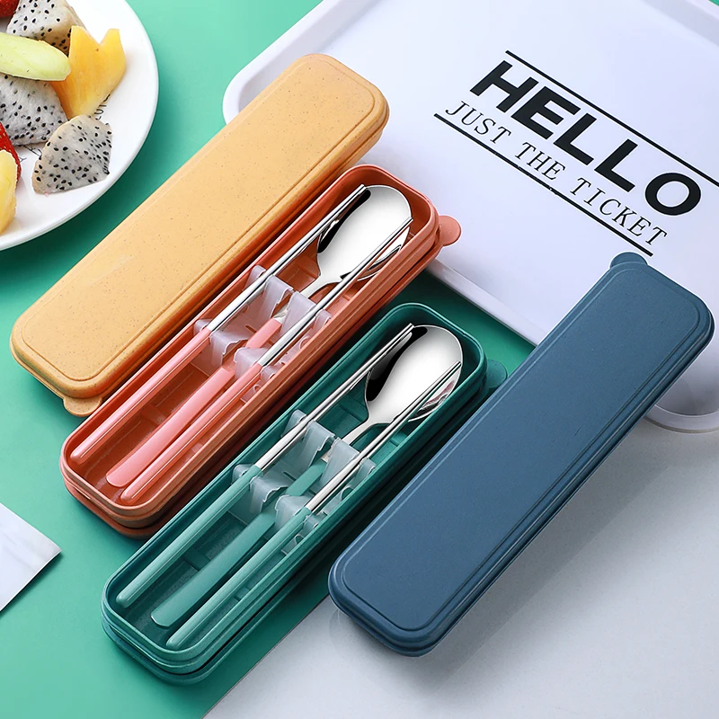 Eco Reusable Stainless Steel Spoon Chopsticks Cutlery Set Case Customized Logo, Yellow,green,blue,orange 
Eco Reusable Stainless Steel Spoon Chopsticks Cutlery Set Case Customized Logo, Yellow,green,blue,orange