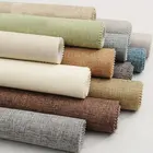 High quality decorative living room hotel seamless linen wall covering home wallpaper