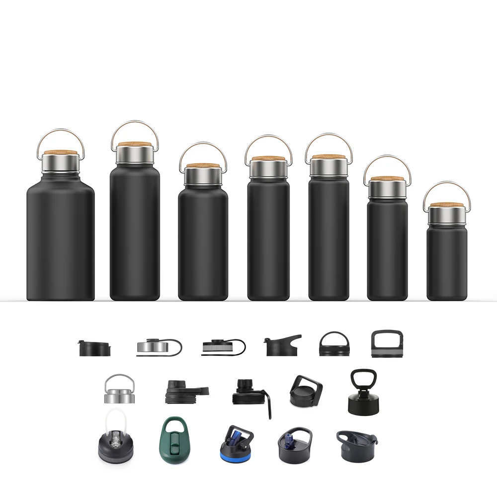 Wholesale Custom Logo Printing 304 Stainless Steel Insulated Sports Water Bottle with Bamboo Lid, Plain color or custom gradient color
Wholesale Custom Logo Printing 304 Stainless Steel Insulated Sports Water Bottle with Bamboo Lid, Plain color or custom gradient color