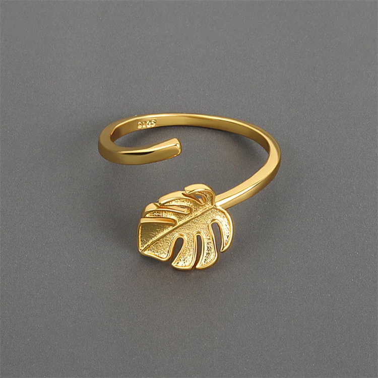 Elegant Open Rattan Leaf Ring Luxury Jewelry Women Engagement Ring Fashion Charm Ring, Picture shows
Elegant Open Rattan Leaf Ring Luxury Jewelry Women Engagement Ring Fashion Charm Ring, Picture shows